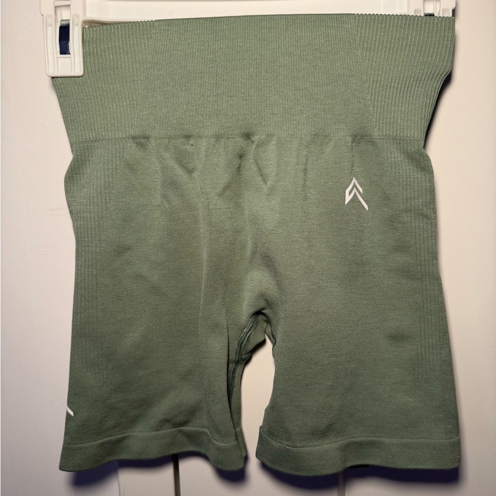 Sage green Oner Active high rise biker shorts